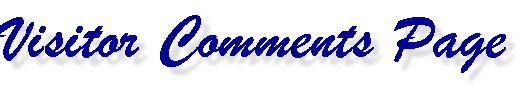 Customer Comment Section